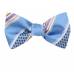 Self Tie Bow Tie Blue Self Tie