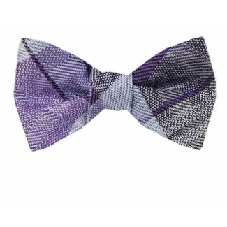 Self Tie Bow Tie Blue Self Tie