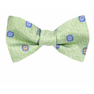 Self Tie Bow Tie Blue Self Tie