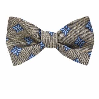 Self Tie Bow Tie Blue Self Tie