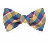 Self Tie Bow Tie Blue Self Tie