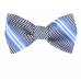 Self Tie Bow Tie Blue Self Tie