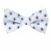 Self Tie Bow Tie Blue Self Tie