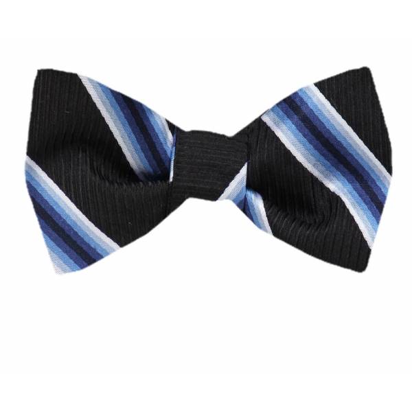 Self Tie Bow Tie Blue Self Tie