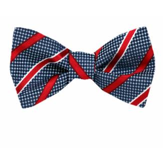 Silk Self Tie Bow Tie Bow Ties - Self Tie