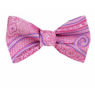 Silk Self Tie Bow Tie Bow Ties - Self Tie