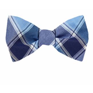 Silk Self Tie Bow Tie Bow Ties - Self Tie