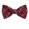 Silk Self Tie Bow Tie Bow Ties - Self Tie