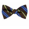 Silk Self Tie Bow Tie Bow Ties - Self Tie