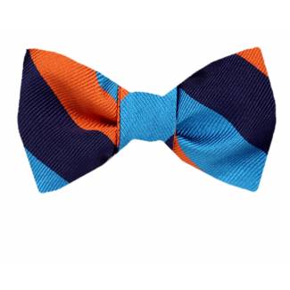 Silk Self Tie Bow Tie Bow Ties - Self Tie