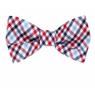 Silk Self Tie Bow Tie Bow Ties - Self Tie