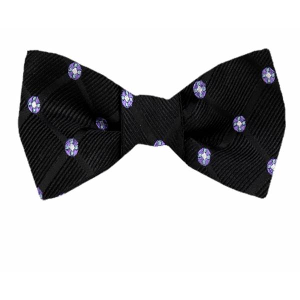 Silk Self Tie Bow Tie Bow Ties - Self Tie