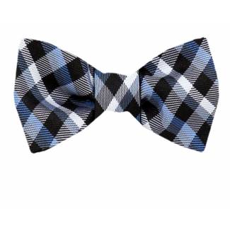 Silk Self Tie Bow Tie Bow Ties - Self Tie