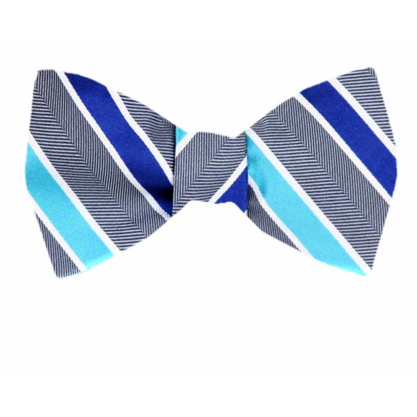 Silk Self Tie Bow Tie Bow Ties - Self Tie