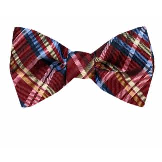 Silk Self Tie Bow Tie Bow Ties - Self Tie