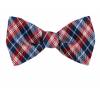 Silk Self Tie Bow Tie Bow Ties - Self Tie