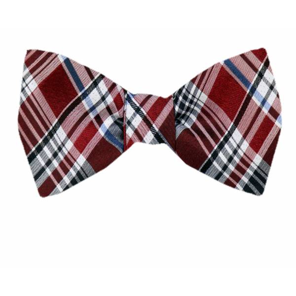 Silk Self Tie Bow Tie Bow Ties - Self Tie