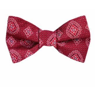 Silk Self Tie Bow Tie Bow Ties - Self Tie