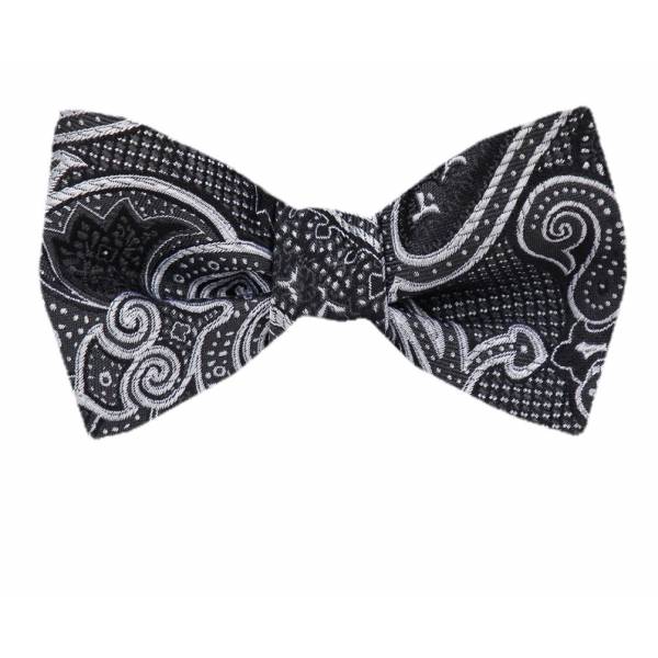 Silk Self Tie Bow Tie Bow Ties - Self Tie