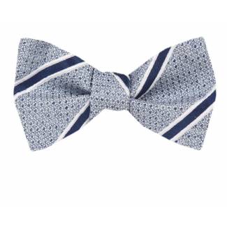 Silk Self Tie Bow Tie Bow Ties - Self Tie