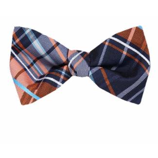 Silk Self Tie Bow Tie Bow Ties - Self Tie