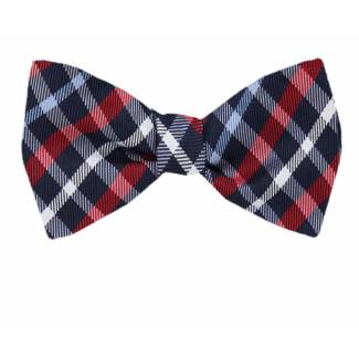 Silk Self Tie Bow Tie Bow Ties - Self Tie