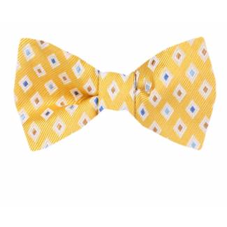 Silk Self Tie Bow Tie Bow Ties - Self Tie