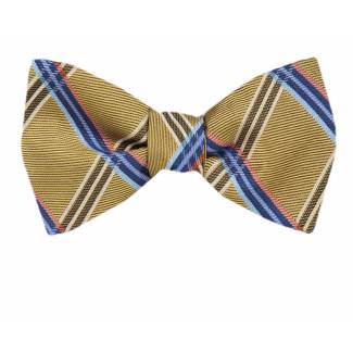 Silk Self Tie Bow Tie Bow Ties - Self Tie