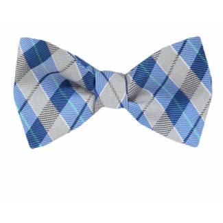 Silk Self Tie Bow Tie Bow Ties - Self Tie