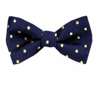 Silk Self Tie Bow Tie Bow Ties - Self Tie