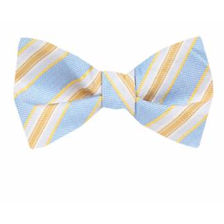 Silk Self Tie Bow Tie Bow Ties - Self Tie