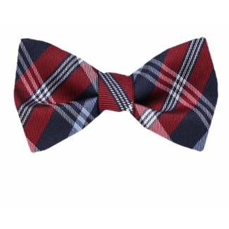 Silk Self Tie Bow Tie Bow Ties - Self Tie