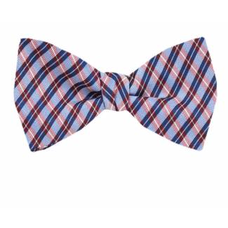 Silk Self Tie Bow Tie Bow Ties - Self Tie