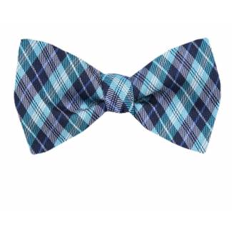 Silk Self Tie Bow Tie Bow Ties - Self Tie