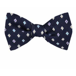 Silk Self Tie Bow Tie Bow Ties - Self Tie