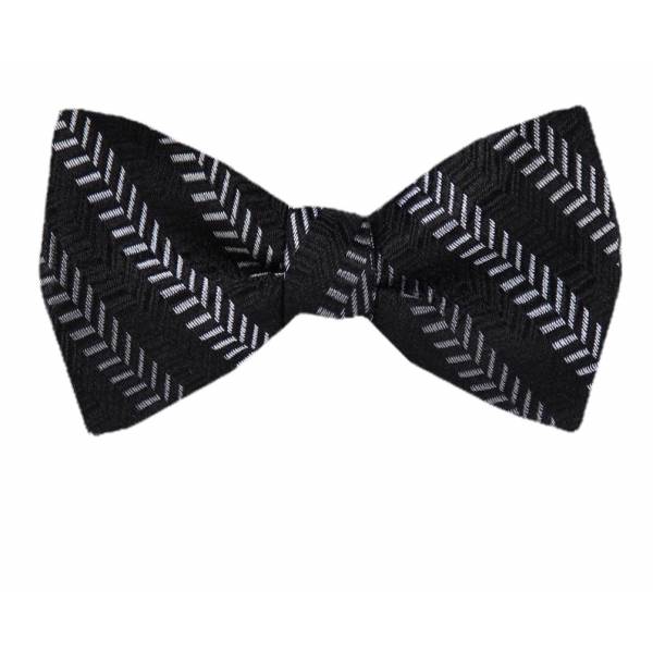 Silk Self Tie Bow Tie Bow Ties - Self Tie