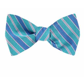 Silk Self Tie Bow Tie Bow Ties - Self Tie