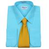 Mens Shirt Aqua Mens Shirt & Tie