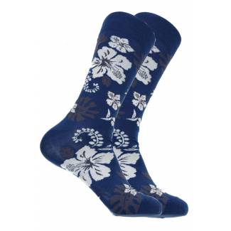 Hawaiian Flower Sock Socks