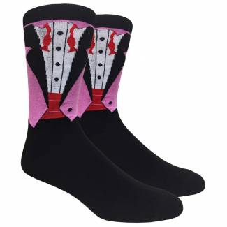 Tuxedo and Bow Tie Sock Socks