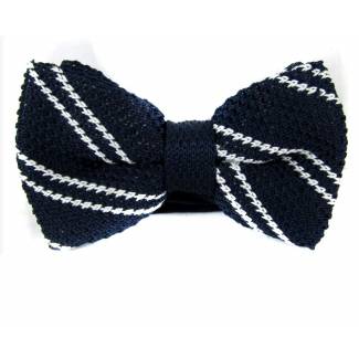 Pre Tied Knit Bow Tie 