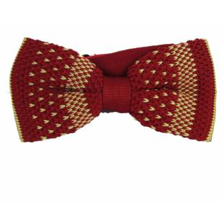 Pre Tied Knit Bow Tie 