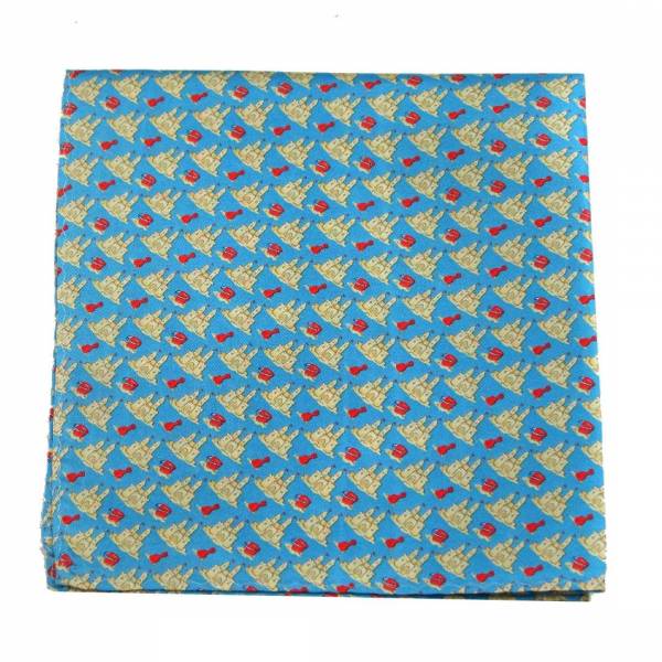 Sandcastle Silk Pocket Square 