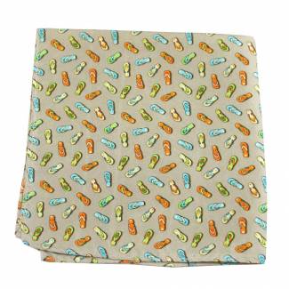 Sandals Silk Pocket Square 