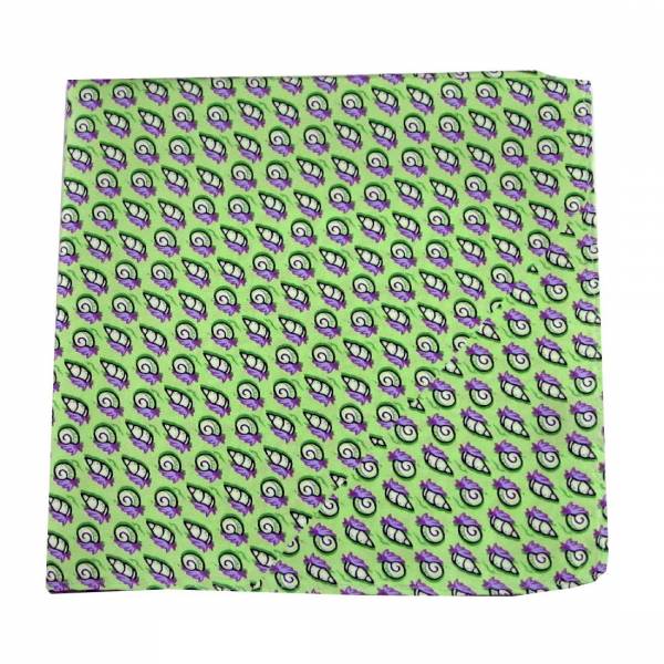 Crabs & Snail Silk Pocket Square 