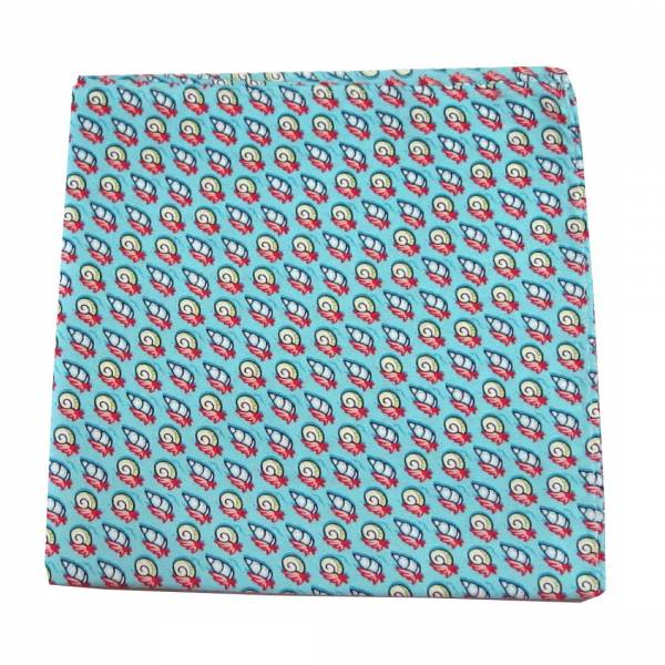 Crabs & Snail Silk Pocket Square 