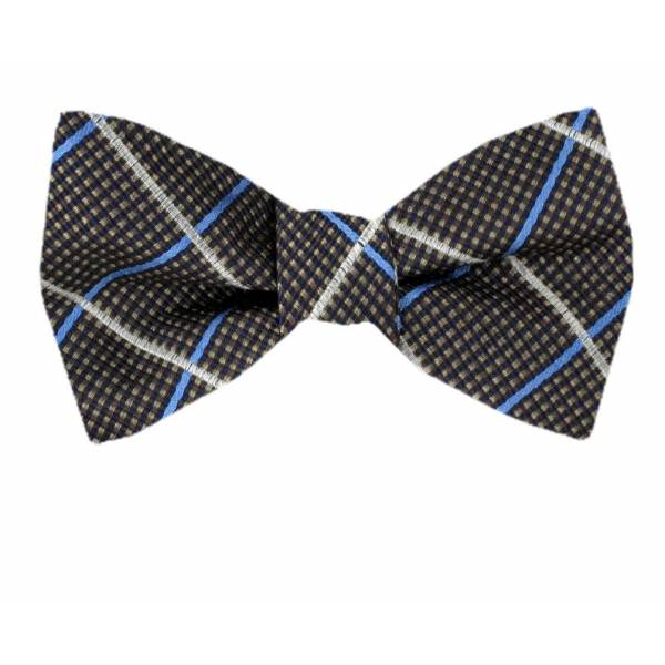 Self Tie Bow Tie Gray Self Tie