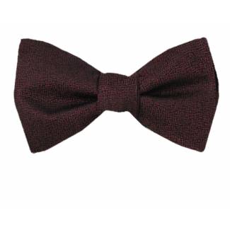 Self Tie Bow Tie Red Self Tie