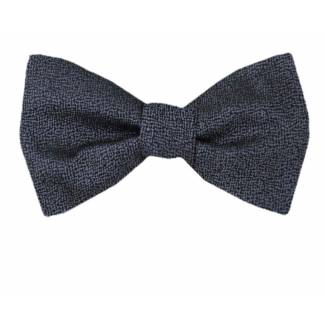 Self Tie Bow Tie Gray Self Tie