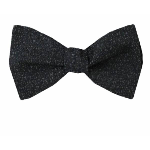 Self Tie Bow Tie Gray Self Tie